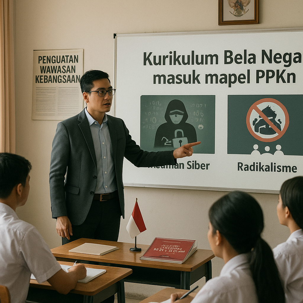 Kurikulum Bela Negara Masuk Mapel PPKn, Nadiem: Siswa Perlu...
