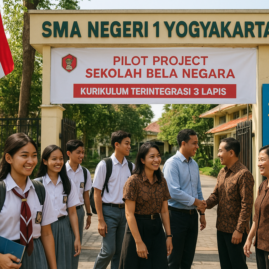 SMA Negeri 1 Yogyakarta Jadi Pilot Project Sekolah Bela Nega...