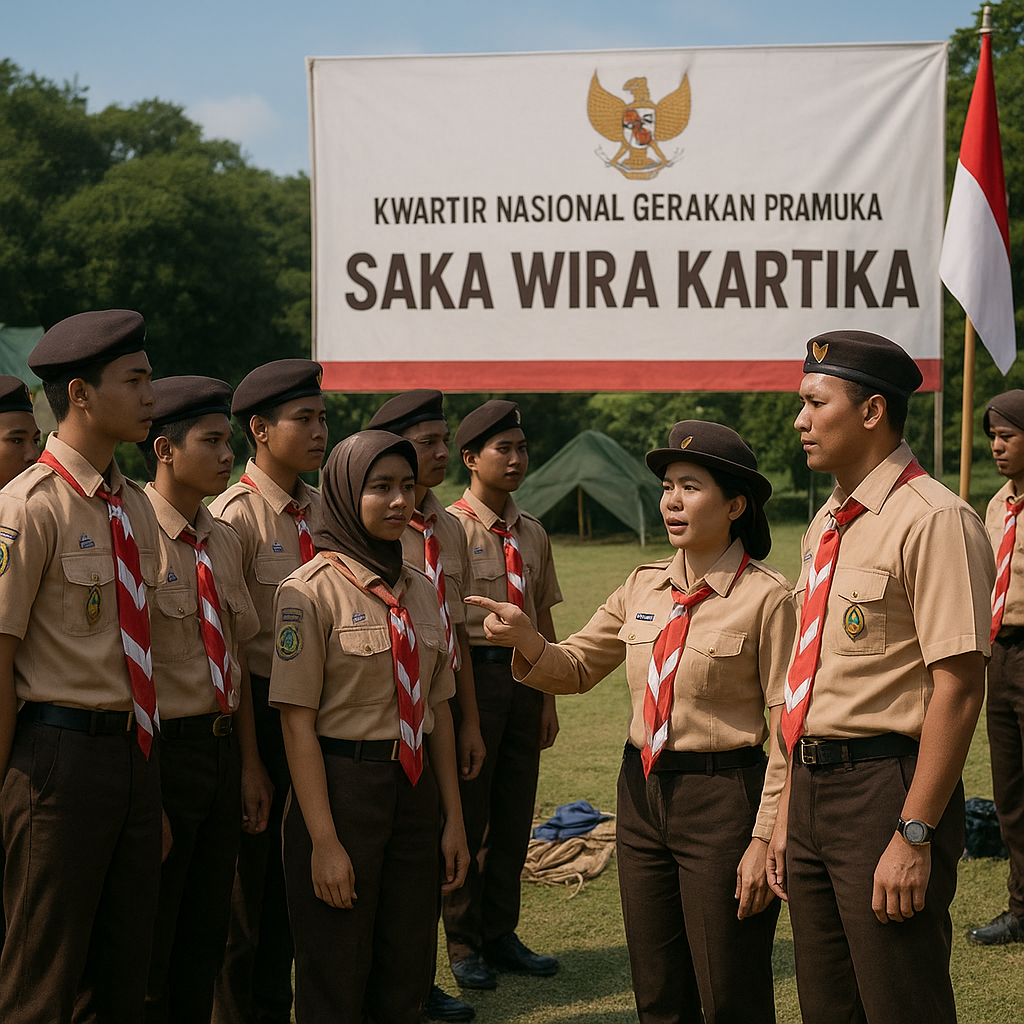 Kwartir Nasional Gerakan Pramuka Kembangkan Saka Wira Kartik...