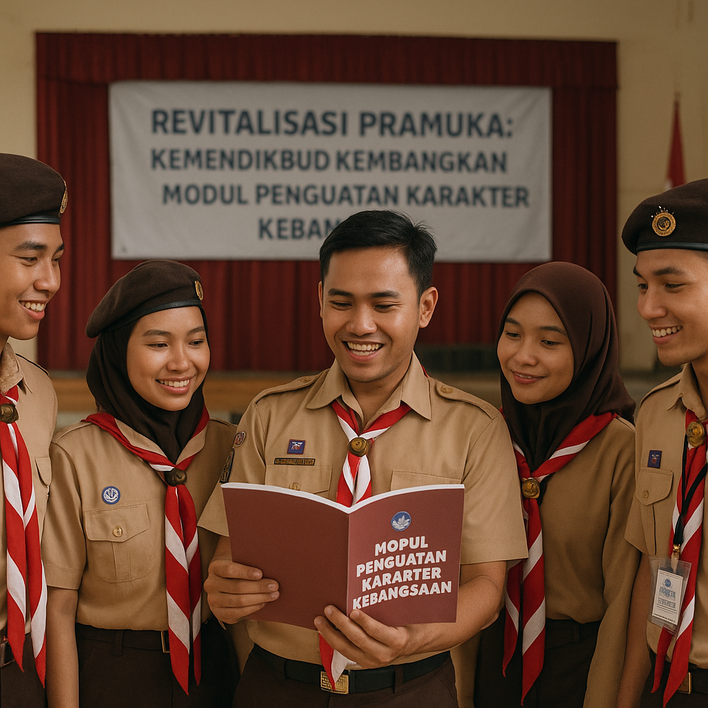 Revitalisasi Pramuka: Kemendikbud Kembangkan Modul Khusus Pe...