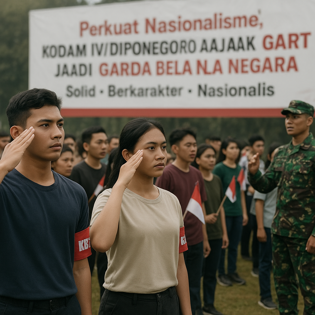 Perkuat Nasionalisme, Kodam IV/Diponegoro Ajak Generasi Muda...