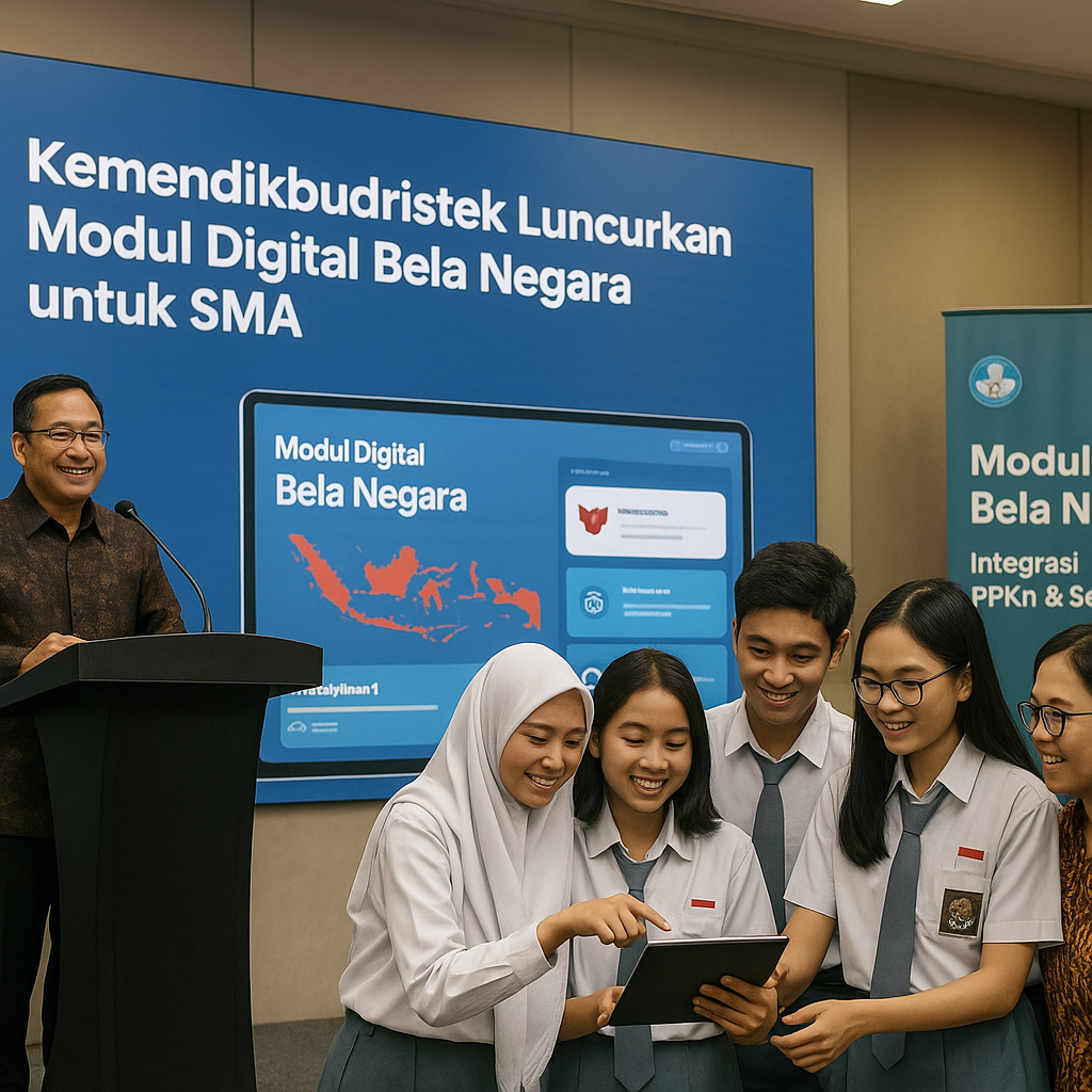 Kemendikbudristek Luncurkan Modul Digital Bela Negara untuk...