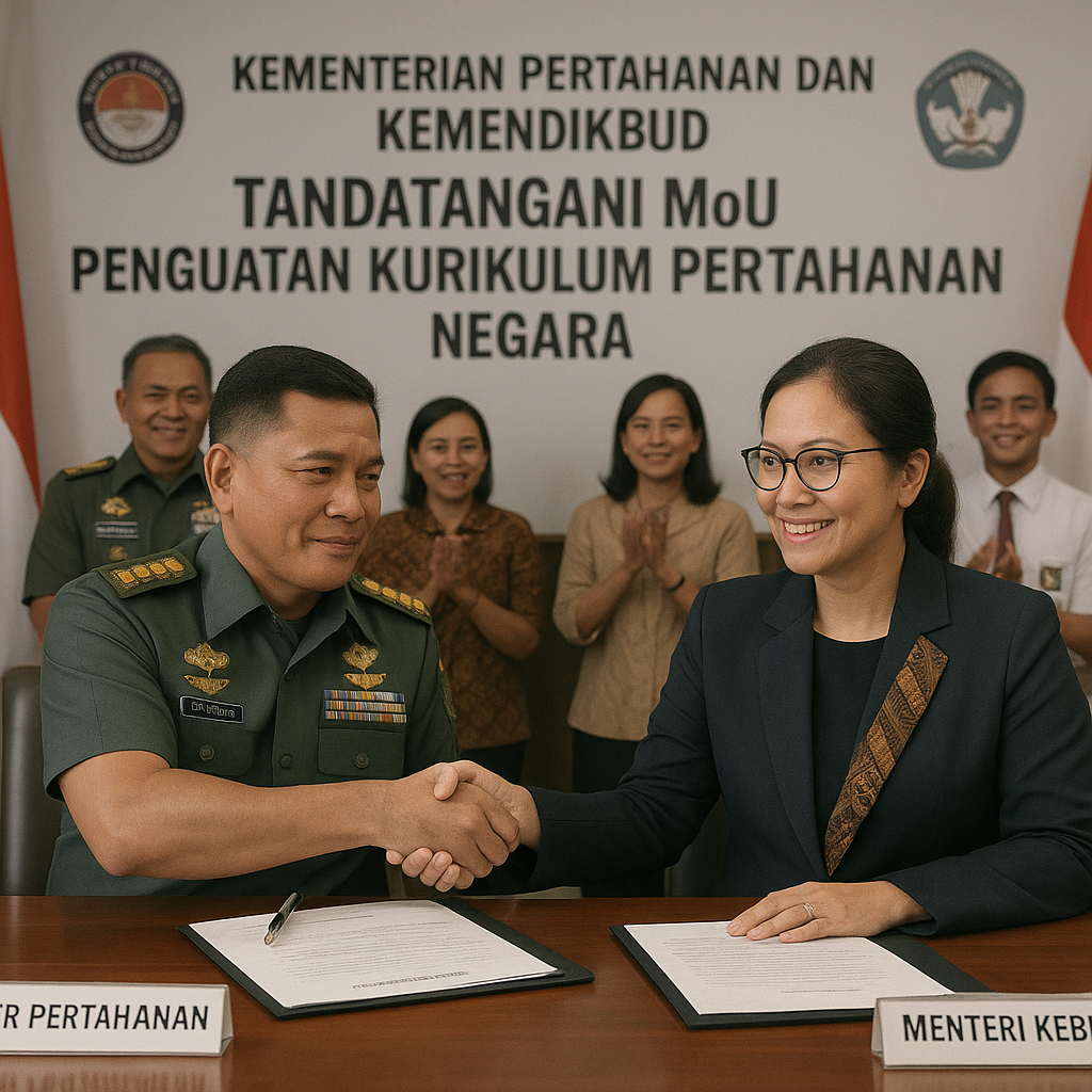 Kementerian Pertahanan dan Kemendikbud Tandatangani MoU Peng...