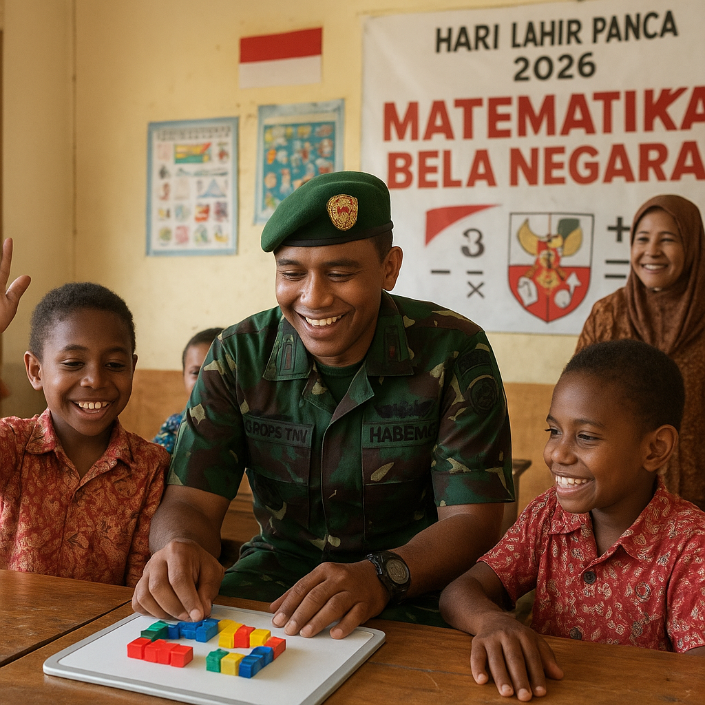 Hari Lahir Pancasila 2026: Koops TNI Habema Tanamkan Nasiona...