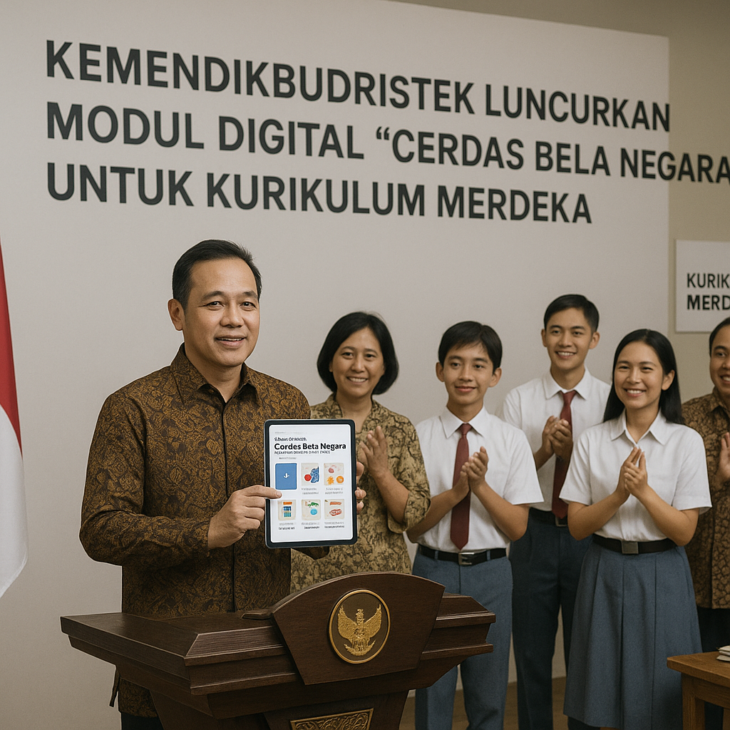 Kemendikbudristek Luncurkan Modul Digital 'Cerdas Bela Negar...
