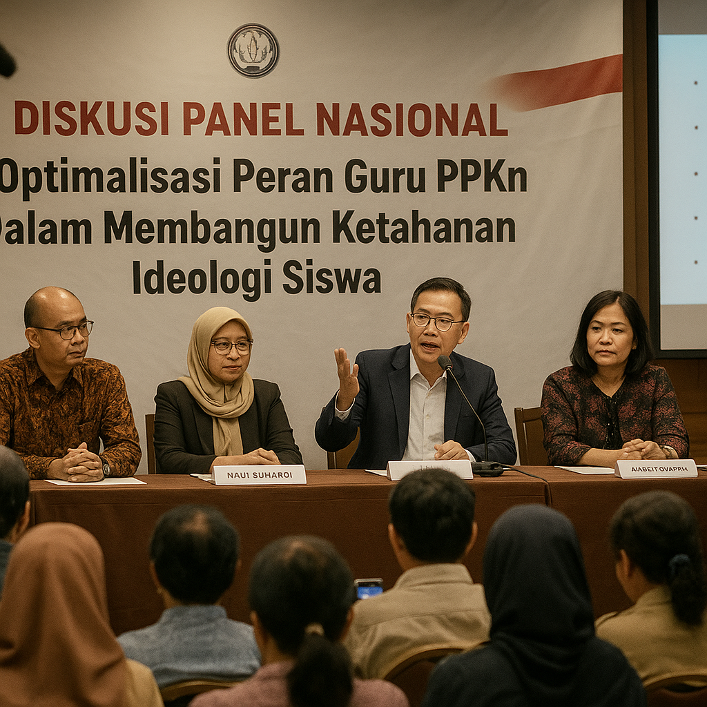 Diskusi Panel Nasional: Optimalisasi Peran Guru PPKn dalam Membangun Ketahanan Ideologi Siswa
