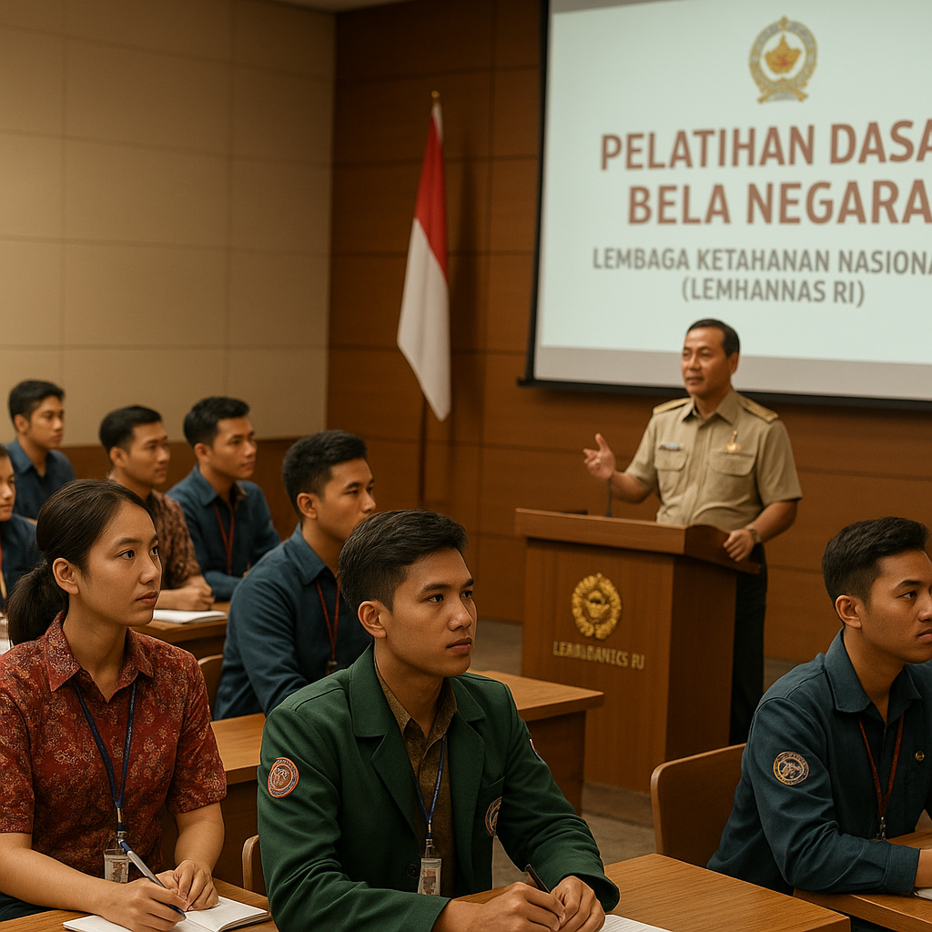 Pelatihan Dasar Bela Negara bagi Organisasi Mahasiswa Digelar di Lembaga Ketahanan Nasional