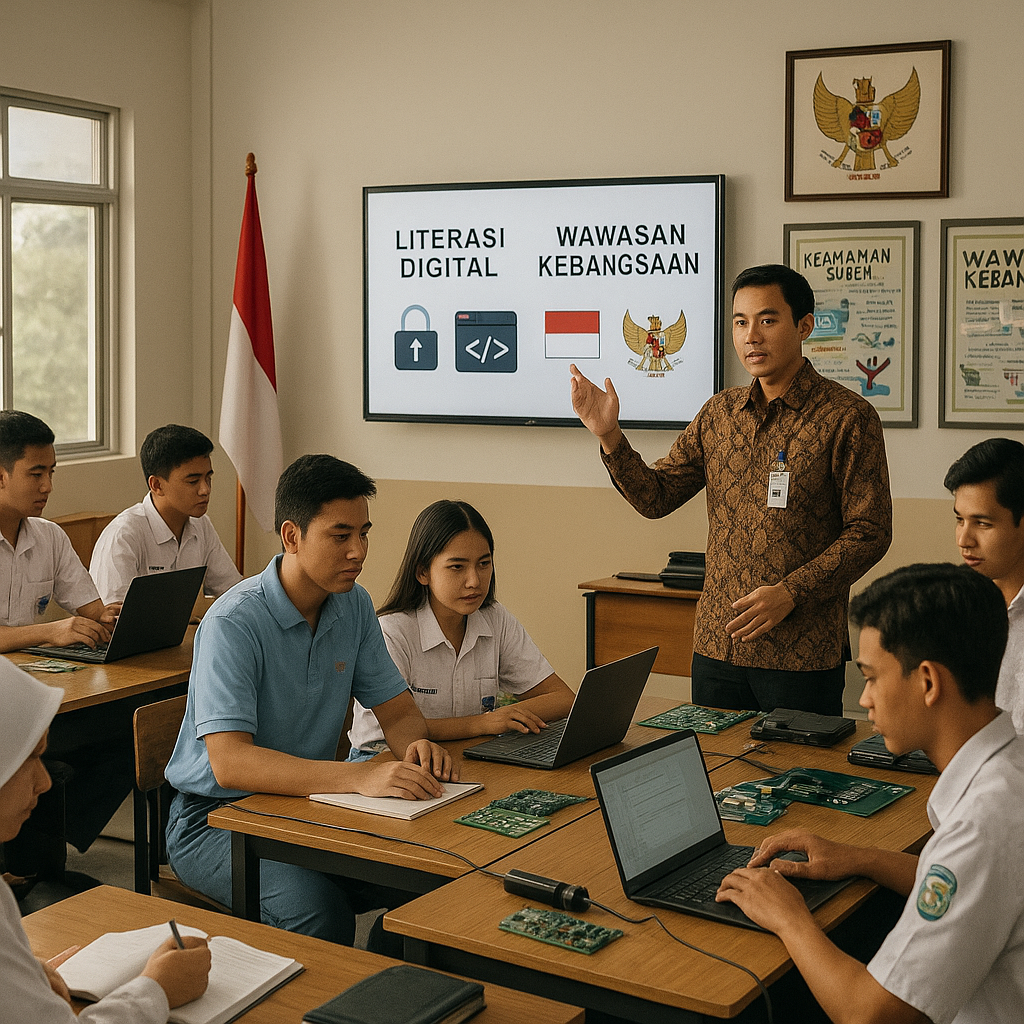 Literasi Digital dan Wawasan Kebangsaan Jadi Fokus Kurikulum Tambahan di SMK