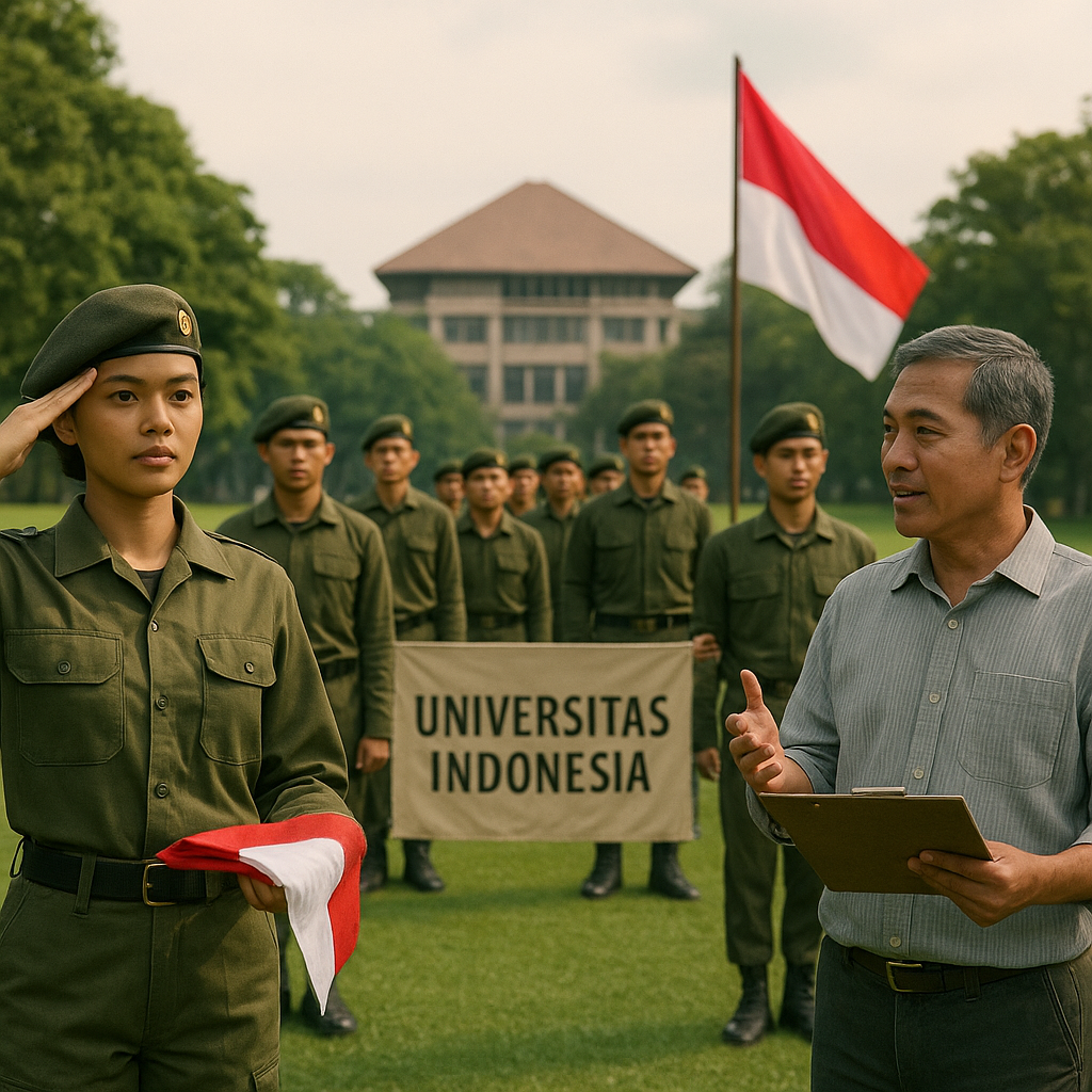 Universitas Indonesia Perkuat Pendidikan Bela Negara Melalui Program Resimen Mahasiswa