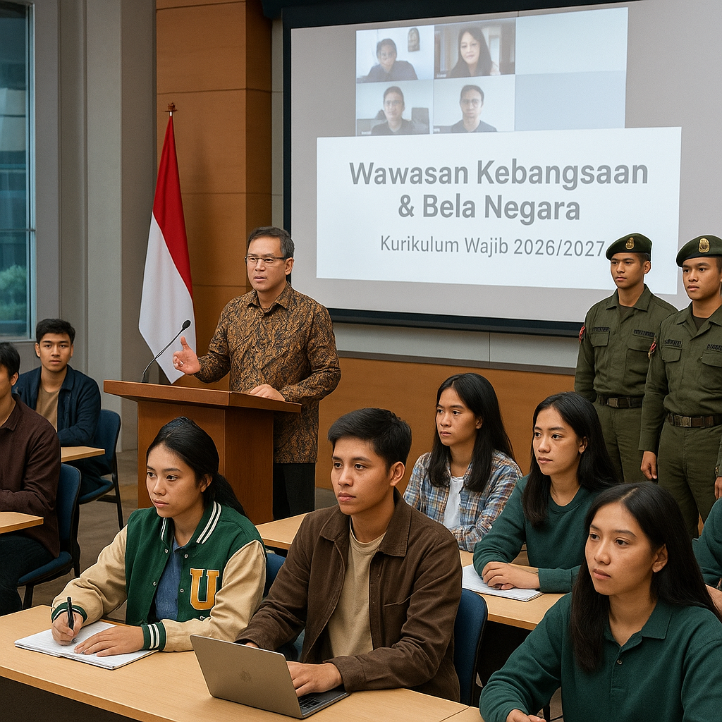 Universitas Indonesia Perkuat Kurikulum Wawasan Kebangsaan dan Bela Negara bagi Seluruh Mahasiswa Baru