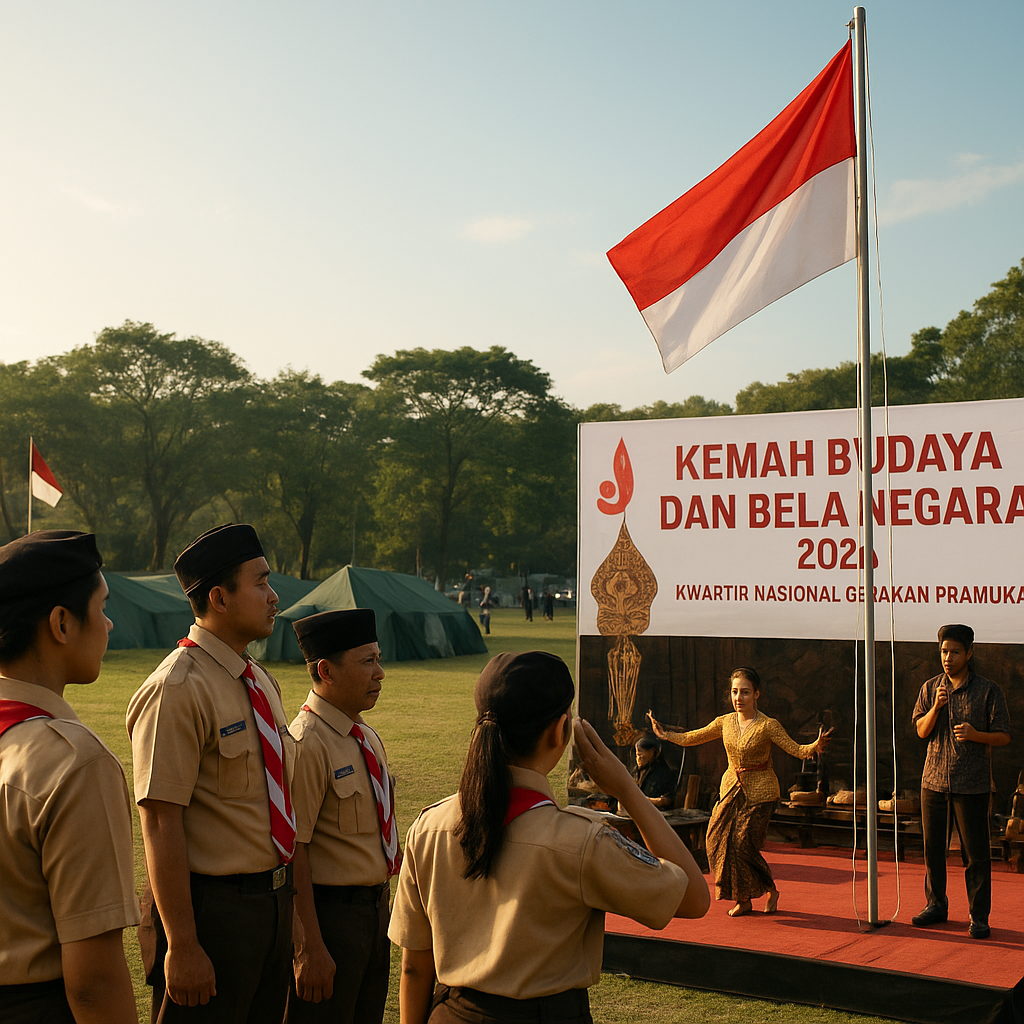 Kwartir Nasional Gerakan Pramuka Gelar Kemah Budaya dan Bela Negara 2026 di Cibubur
