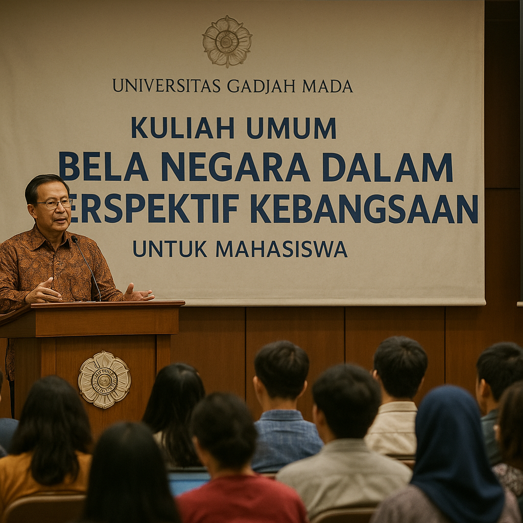 Universitas Gadjah Mada Gelar Kuliah Umum 'Bela Negara dalam Perspektif Kebangsaan' untuk Mahasiswa