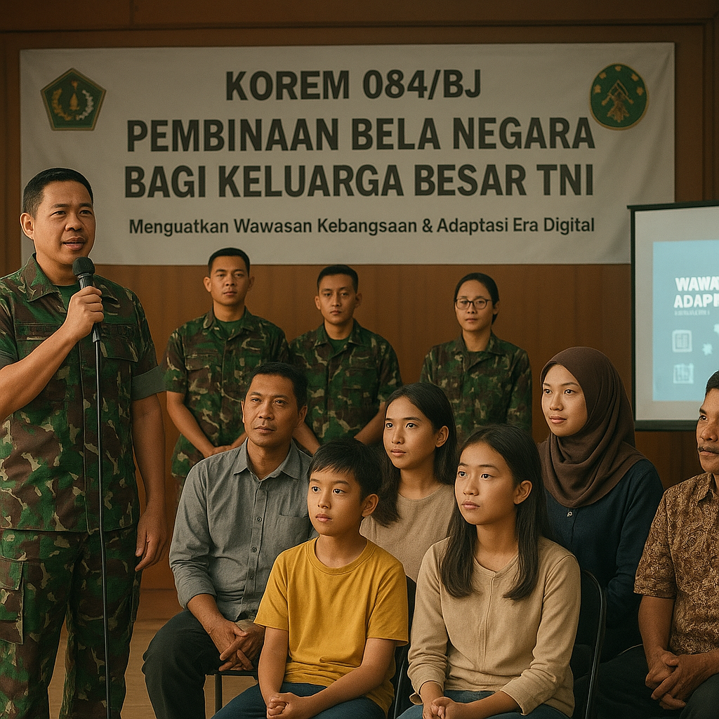 Korem 084/BJ Teguhkan Semangat Bela Negara bagi Generasi Pen...