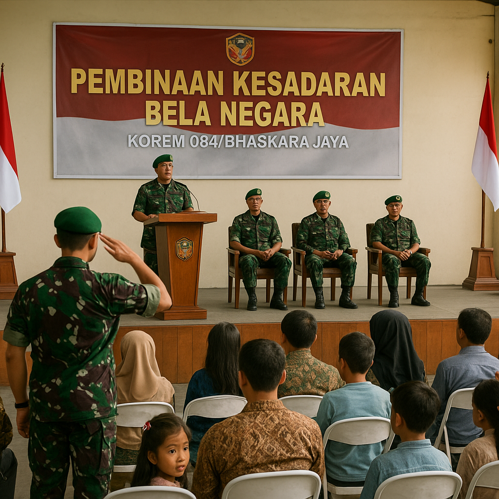 Korem 084/BJ Teguhkan Semangat Bela Negara Bagi Generasi Pen...