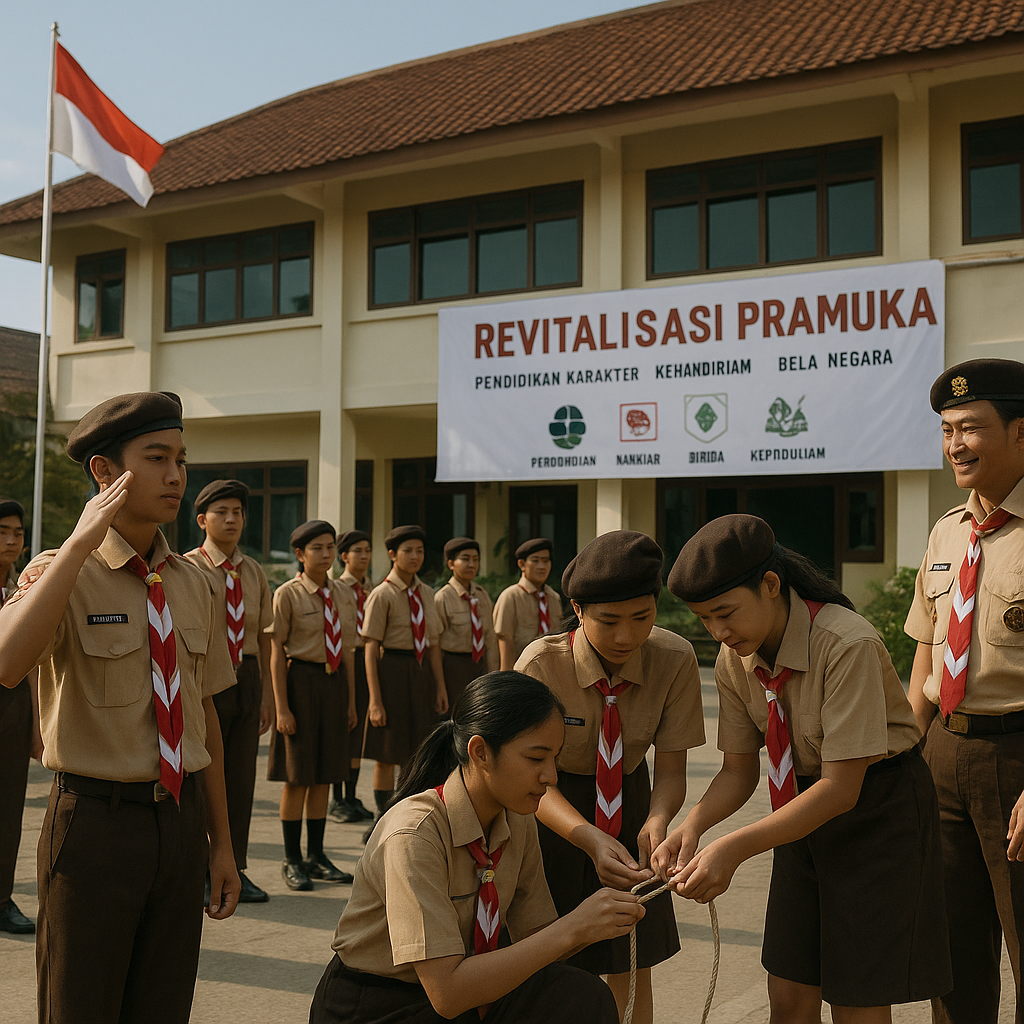 Revitalisasi Pramuka sebagai Wadah Pendidikan Karakter dan B...