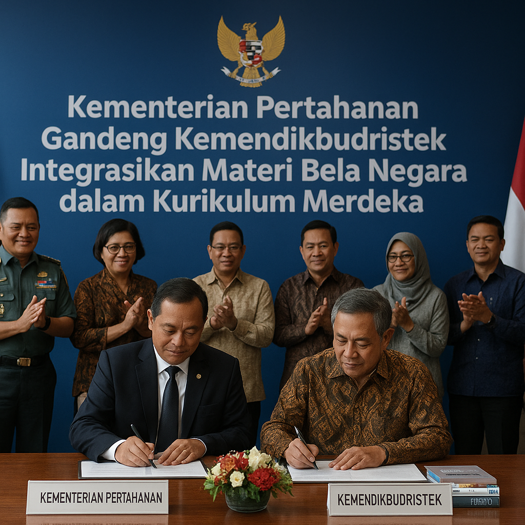 Kementerian Pertahanan Gandeng Kemendikbudristek Integrasika...
