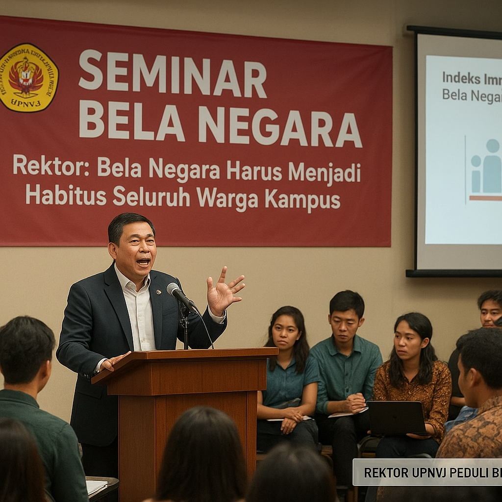 Seminar Bela Negara, Rektor: Bela Negara Harus Menjadi Habit...
