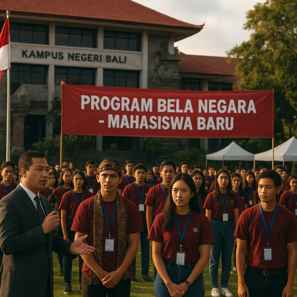 Kampus Negeri di Bali Menyiapkan Program Bela Negara bagi Ma...