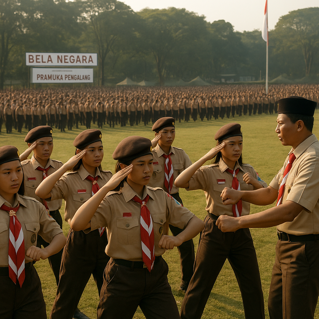 Kegiatan Pramuka Penggalang Diintegrasikan dengan Pelatihan...
