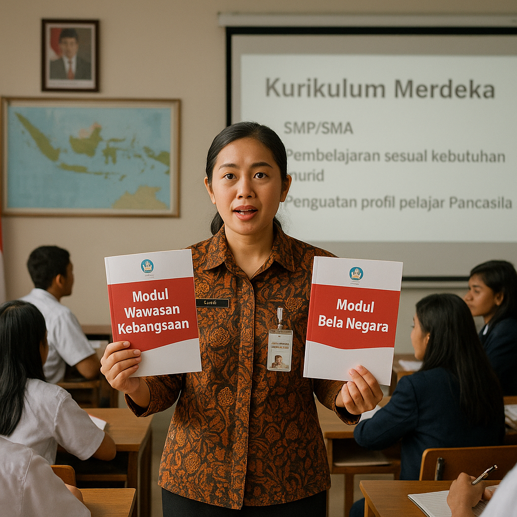 Kurikulum Merdeka Diperkaya Modul Wawasan Kebangsaan dan Bel...