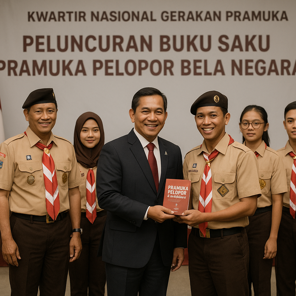 Kwartir Nasional Gerakan Pramuka Luncurkan Buku Saku 'Pramuk...