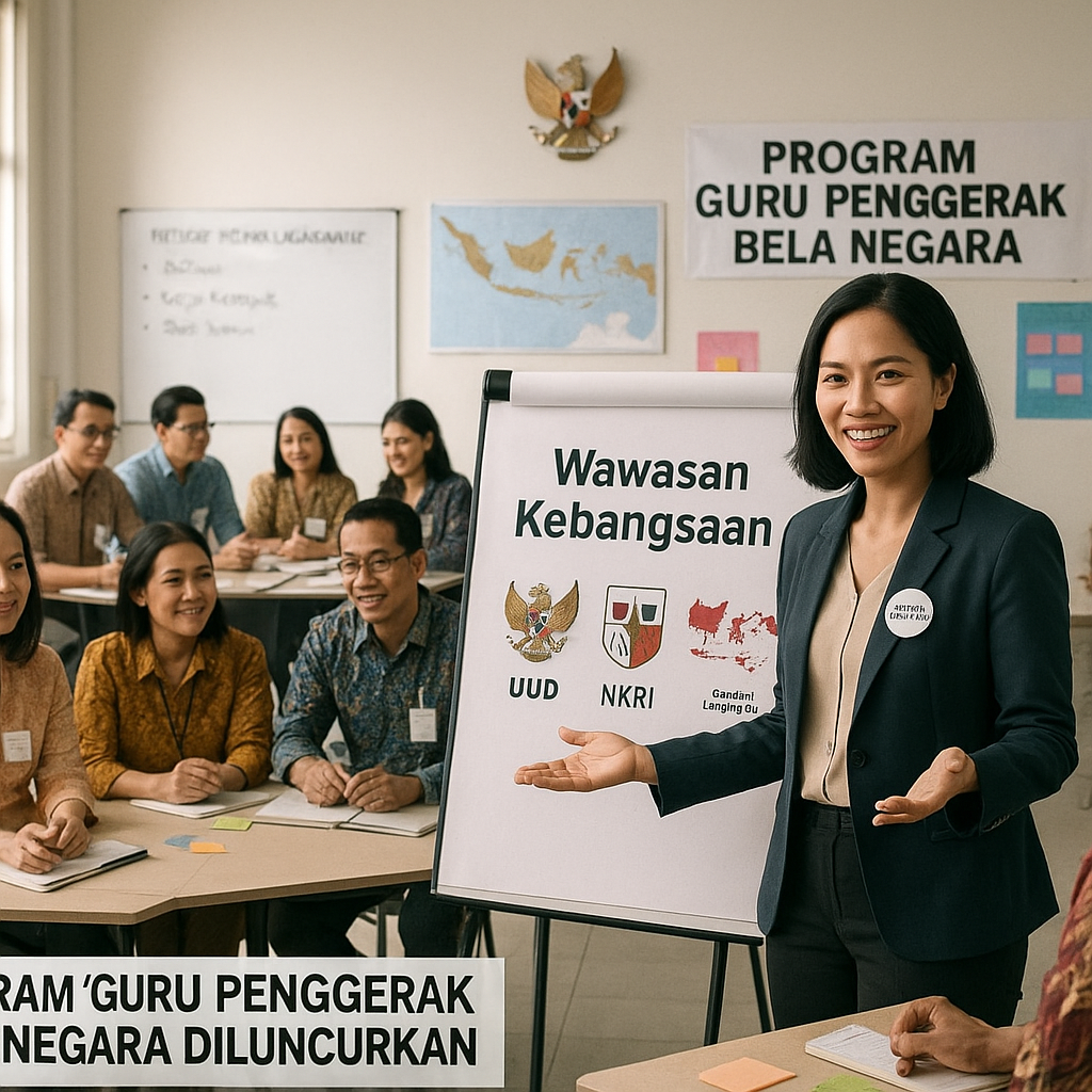 Program 'Guru Penggerak Bela Negara' Diluncurkan, Latih Guru...