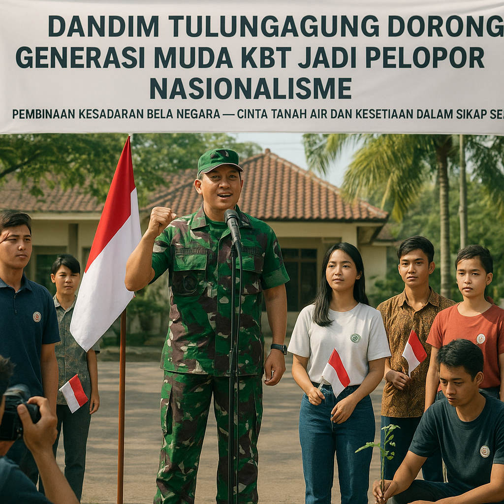 Dandim Tulungagung Dorong Generasi Muda KBT Jadi Pelopor Nas...
