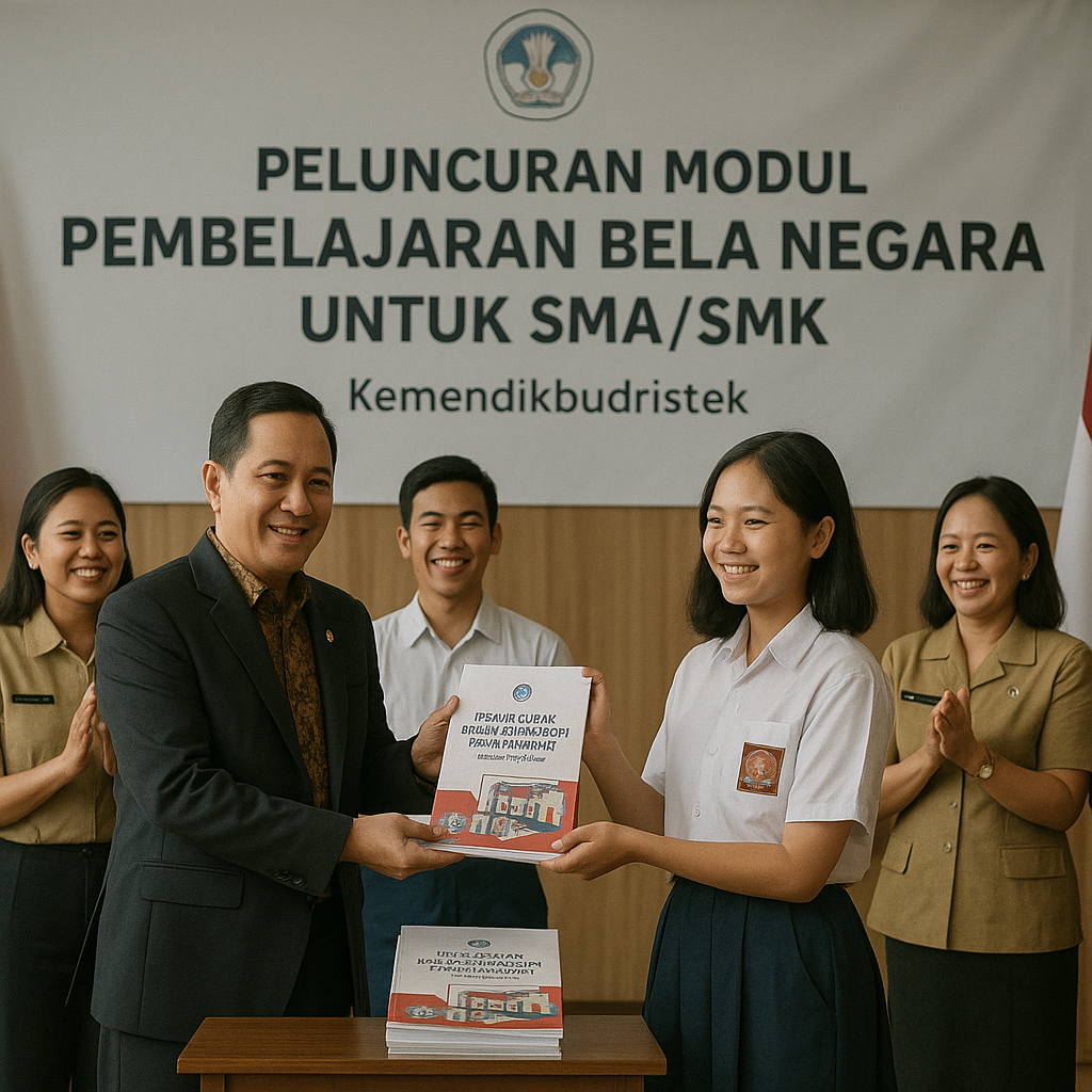 Kemendikbudristek Luncurkan Modul Pembelajaran Bela Negara u...