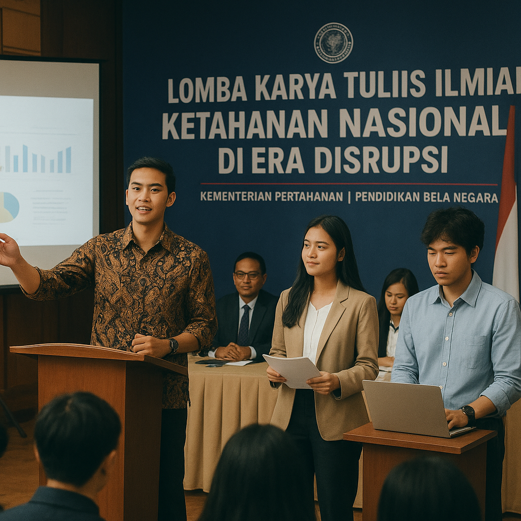 Kemhan Gelar Lomba Karya Tulis Ilmiah Bertema 'Ketahanan Nas...