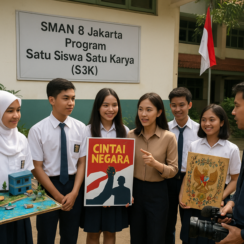 SMAN 8 Jakarta Terapkan Program 'Satu Siswa Satu Karya' untu...