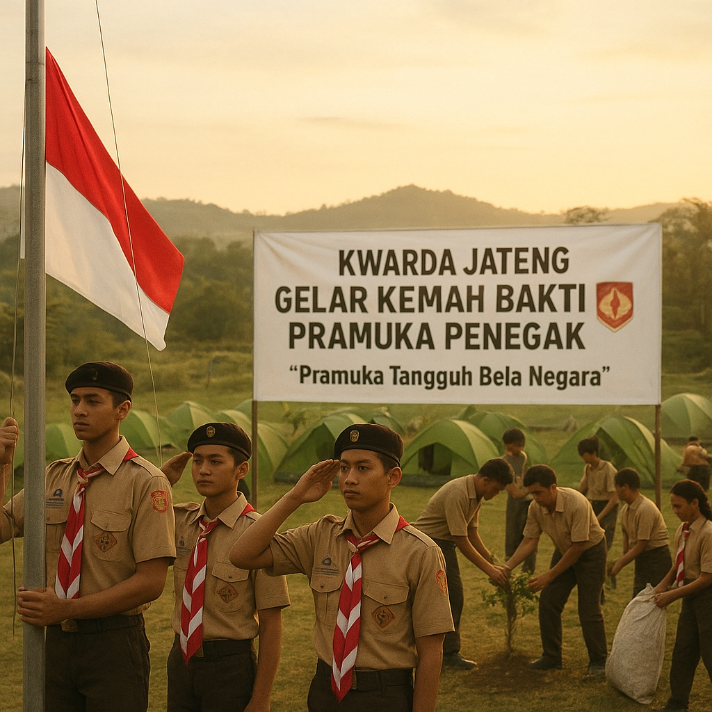 Kwarda Jateng Gelar Kemah Bakti Pramuka Penegak dengan Tema...