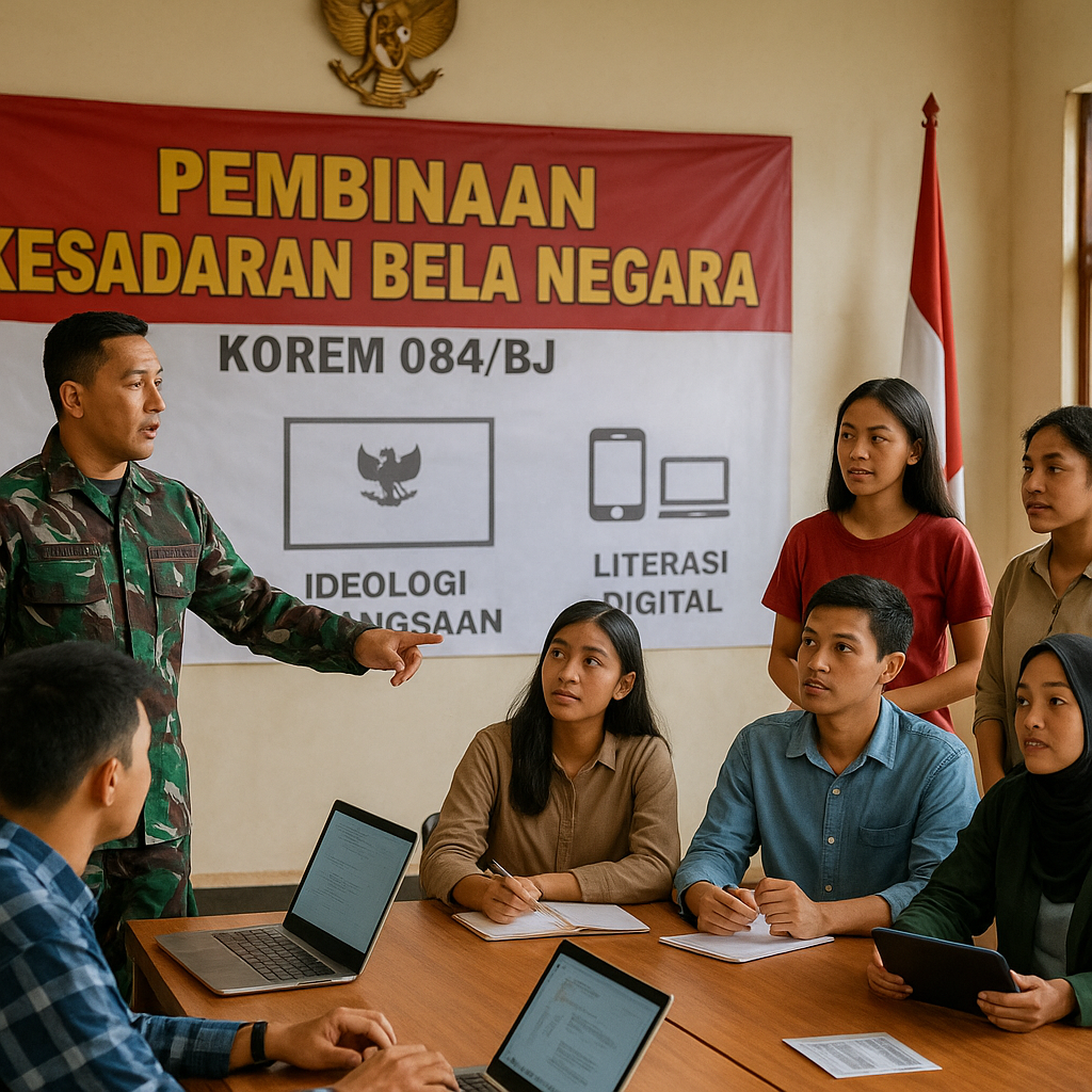 Korem 084/BJ Teguhkan Semangat Bela Negara Bagi Generasi Pen...