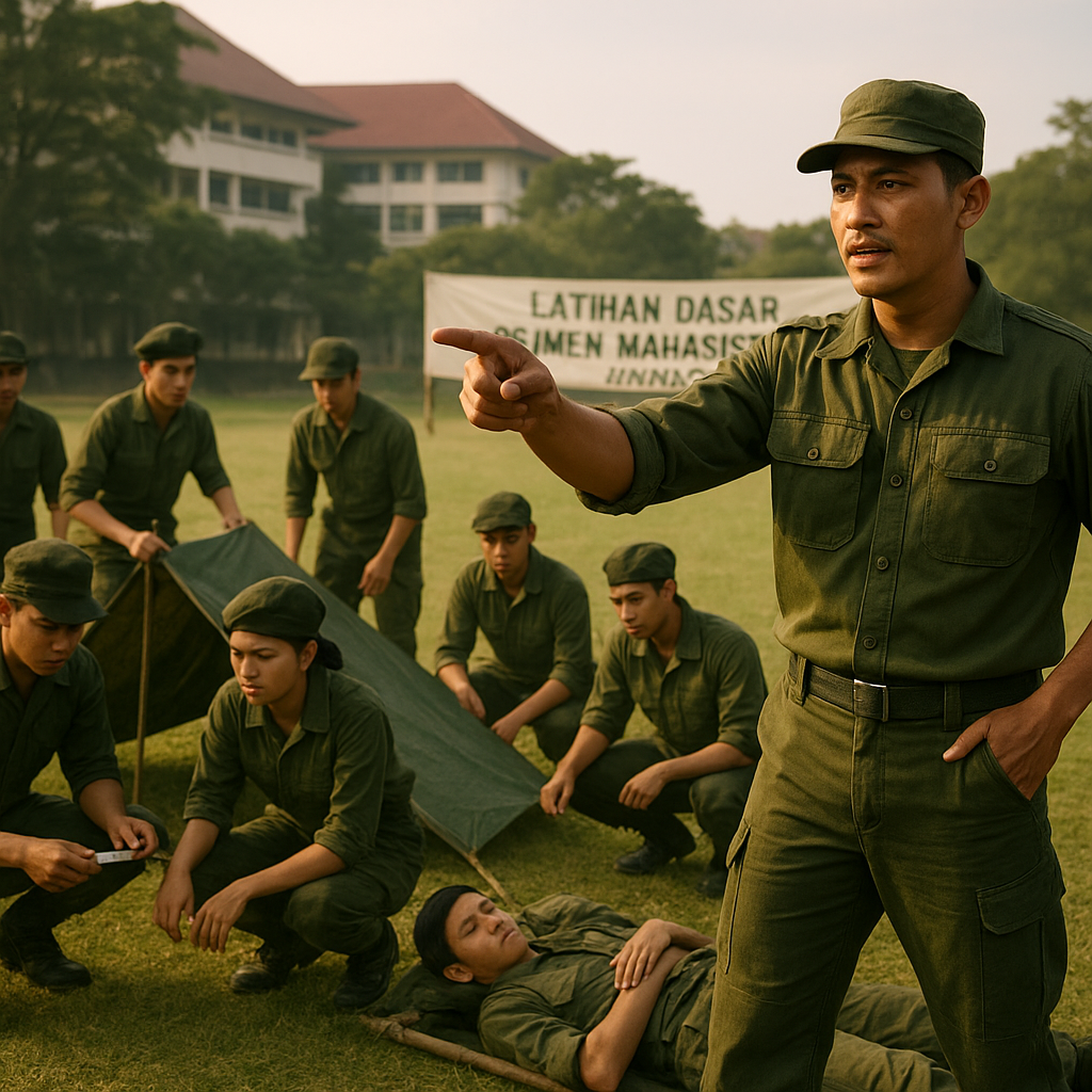Unnes Gelar Latihan Dasar Resimen Mahasiswa, Fokus pada Lead...