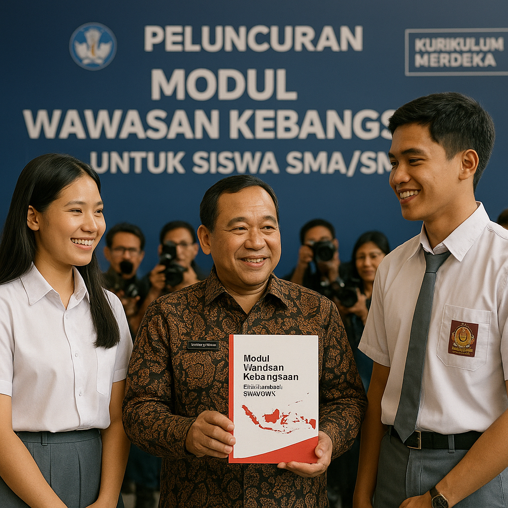 Kemendikbudristek Luncurkan Modul Wawasan Kebangsaan untuk S...
