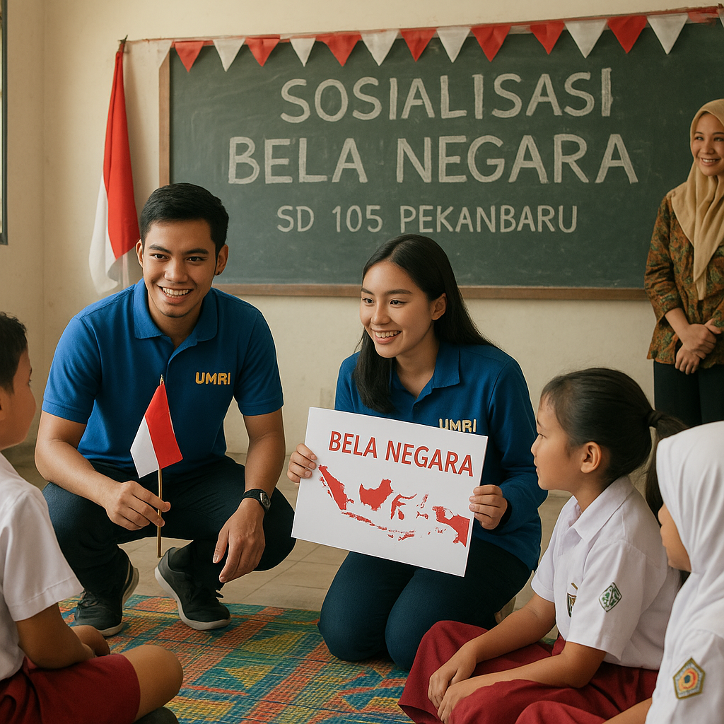 Bangun Jiwa Nasionalisme Sejak Dini: Mahasiswa UMRI Adakan S...