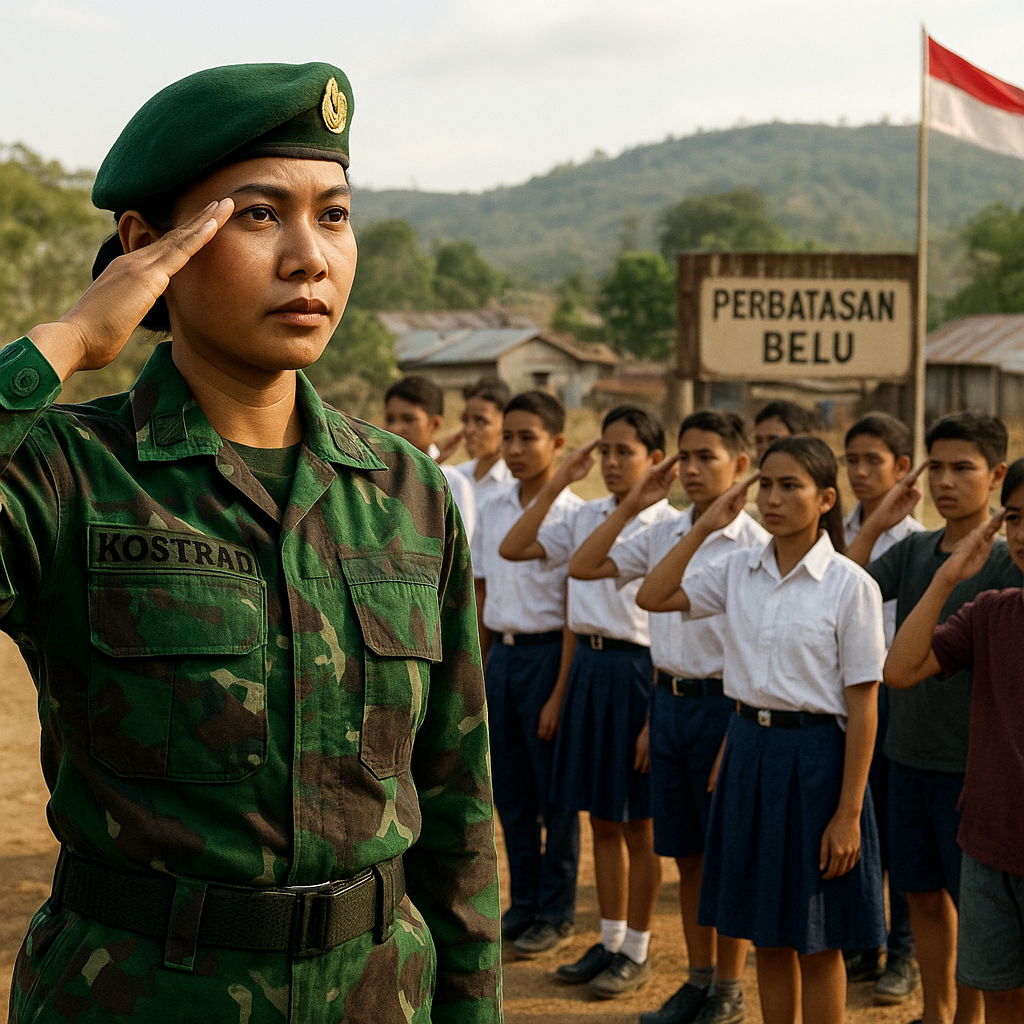 Yonarmed 12 Kostrad Perkuat Karakter Generasi Muda di Perbat...