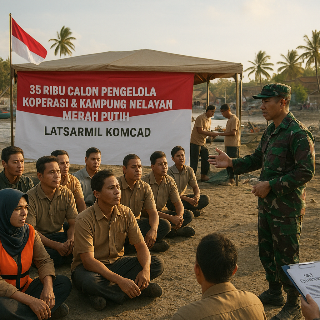 35 Ribu Calon Pengelola Koperasi dan Kampung Nelayan Merah P...