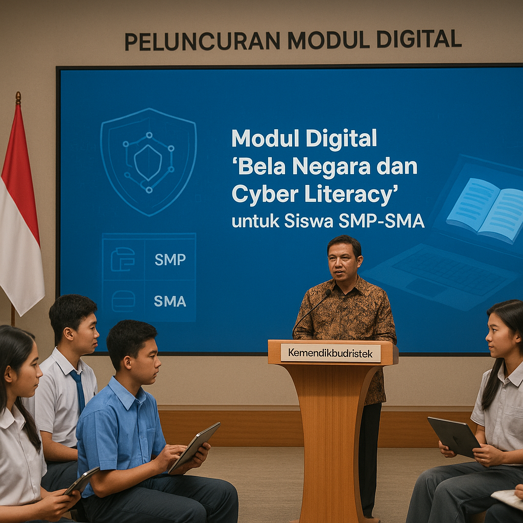 Kemendikbudristek Luncurkan Modul Digital 'Bela Negara dan C...