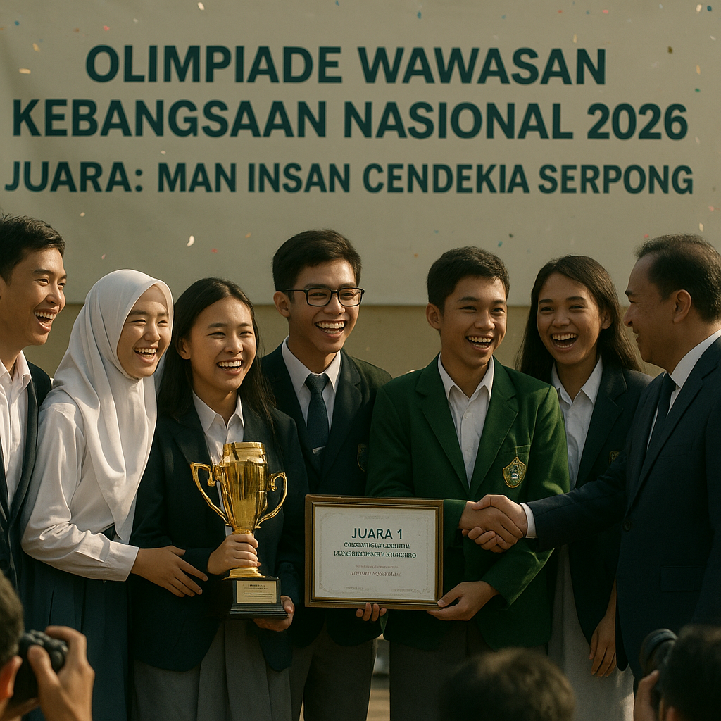 Siswa MAN Insan Cendekia Serpong Juara Olimpiade Wawasan Keb...