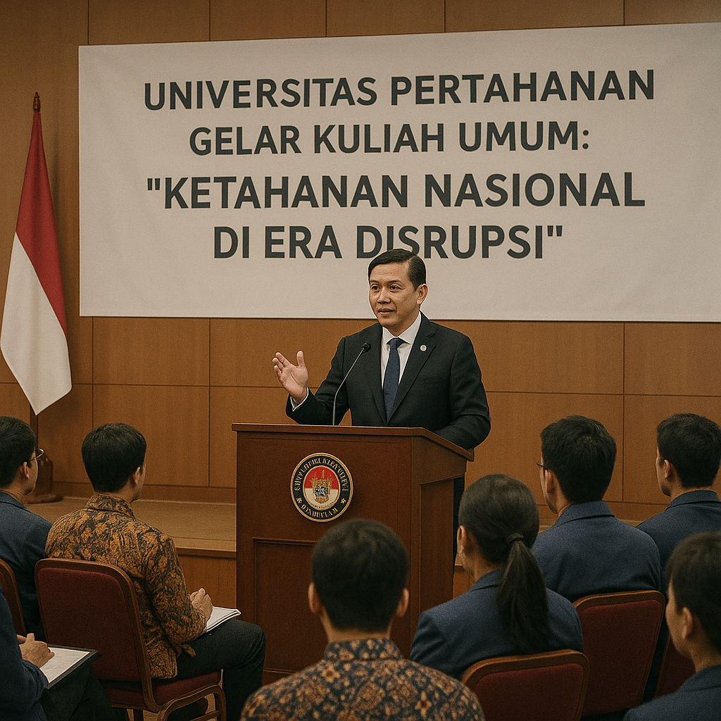 Universitas Pertahanan Gelar Kuliah Umum 'Ketahanan Nasional...