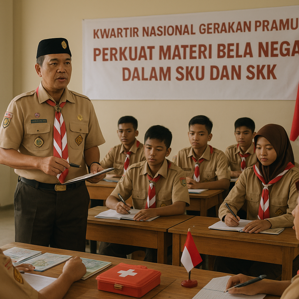 Kwartir Nasional Gerakan Pramuka Perkuat Materi Bela Negara...