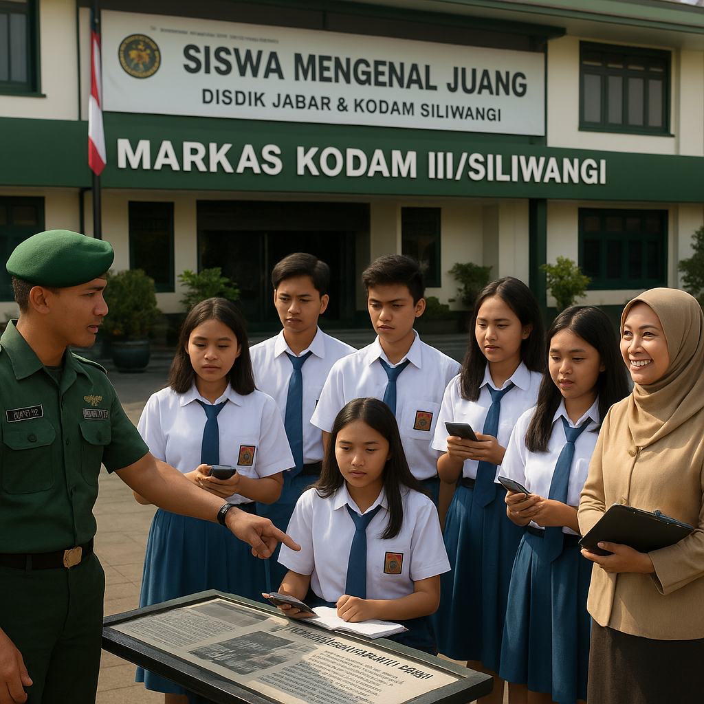 Disdik Jabar Gandeng TNI AD Gelar 'Siswa Mengenal Juang' ke...
