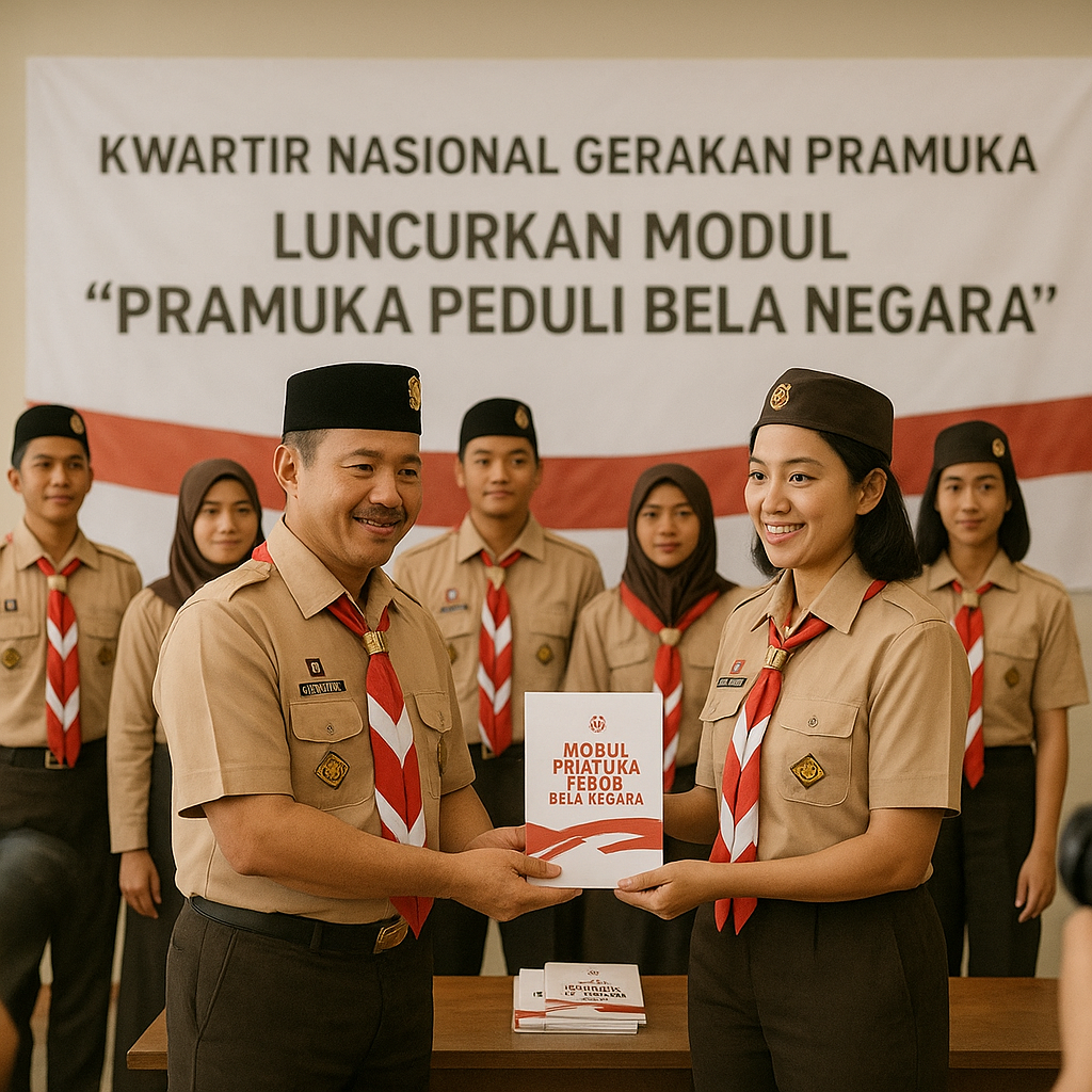 Kwartir Nasional Gerakan Pramuka Luncurkan Modul Khusus 'Pra...