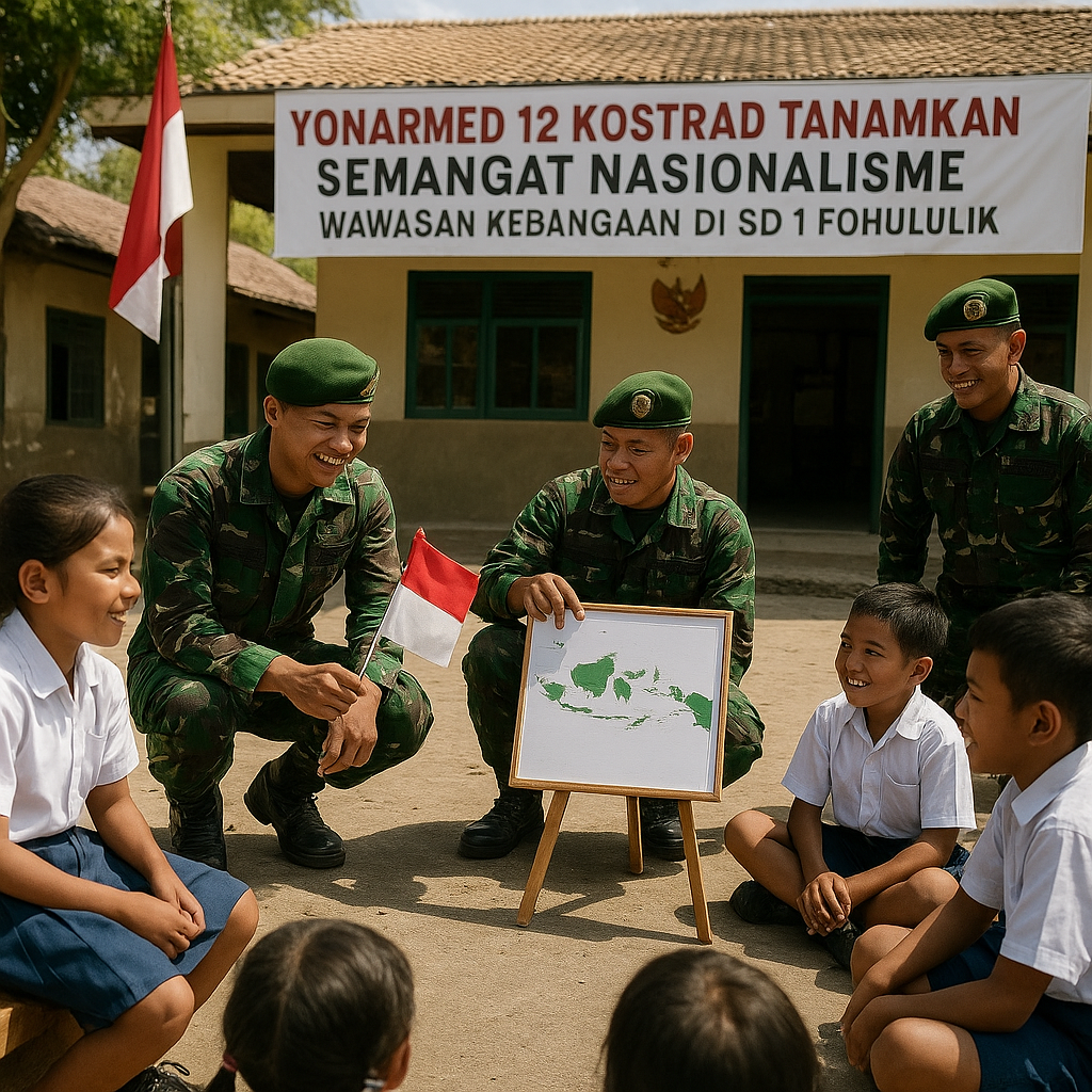 Yonarmed 12 Kostrad Tanamkan Semangat Nasionalisme Melalui W...
