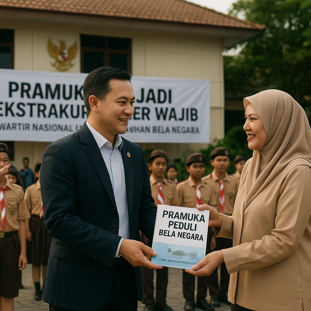 Pramuka Jadi Ekstrakurikuler Wajib, Kwartir Nasional Perkuat...