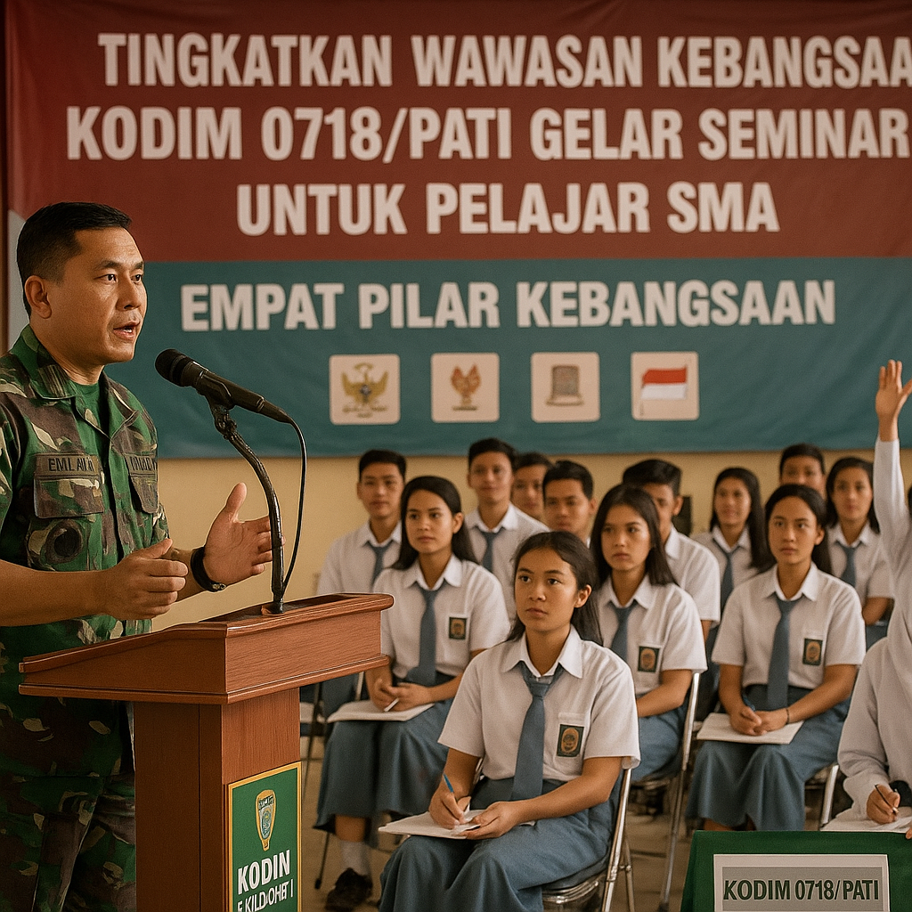 Tingkatkan Wawasan Kebangsaan, Kodim 0718/Pati Gelar Seminar...