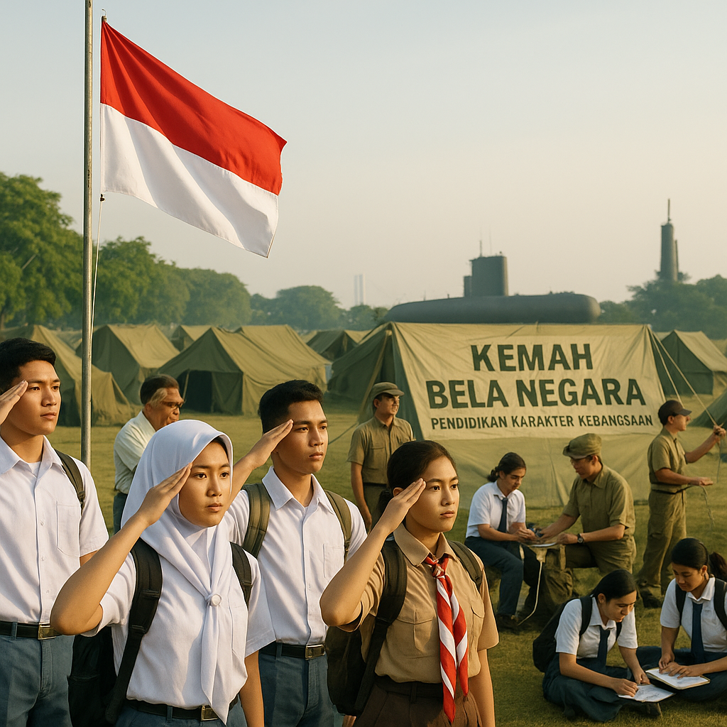 Surabaya Gelar Kemah Bela Negara bagi Siswa SMA, Bekali Pend...
