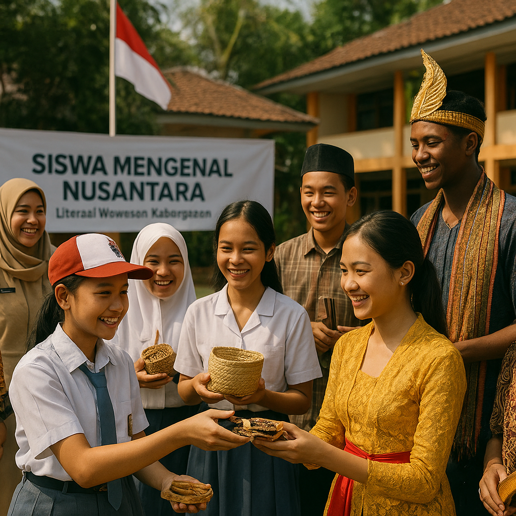 Literasi Wawasan Kebangsaan Melalui Program "Siswa Mengenal...