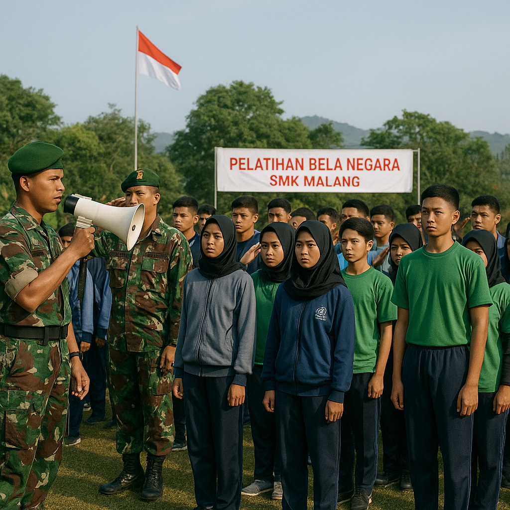 Tingkatkan Karakter, Siswa SMK di Malang Ikuti Pelatihan Bel...