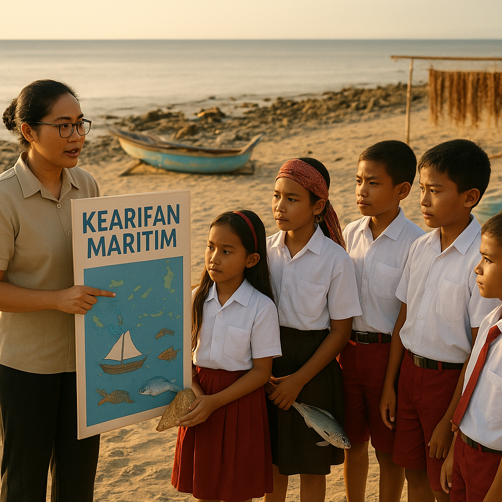 Kurikulum Muatan Lokal 'Kearifan Maritim' Diterapkan di Seko...